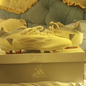 Adidas White Soccer Cleats 10.5